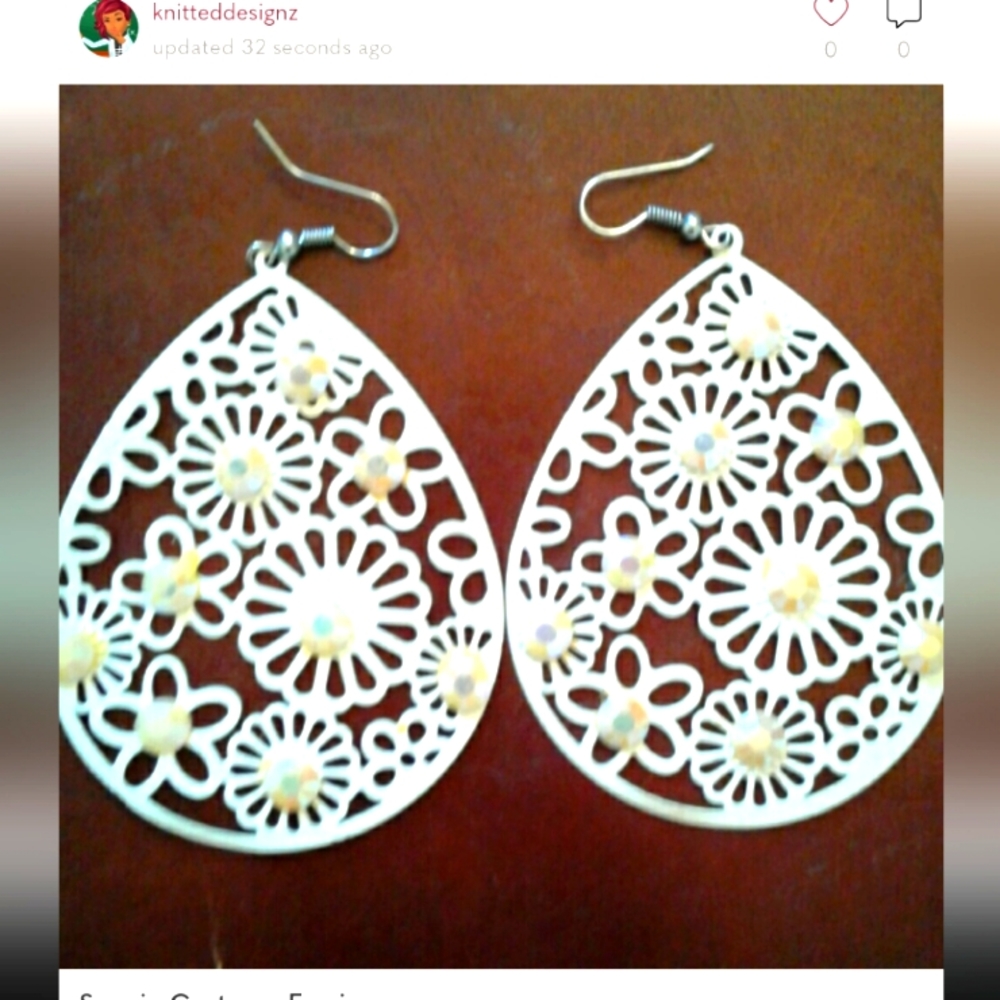 Sequin Costume Earrings